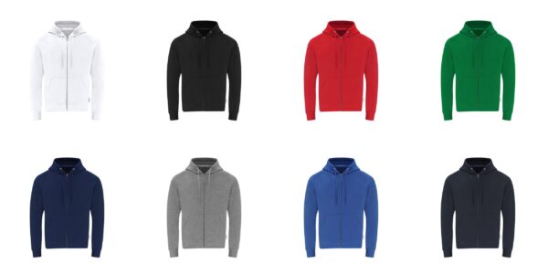 Sweatshirt com Capuz + Fecho Adulto WALDER - Image 2