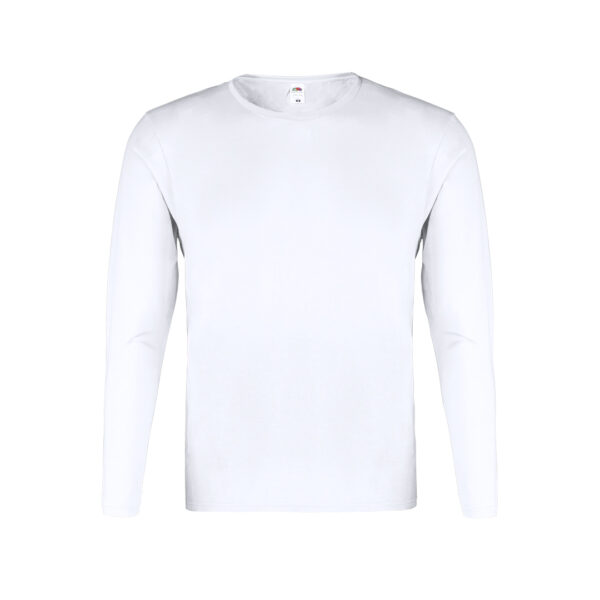 T-Shirt de Manga Comprida Adulto Branca FRUIT OF THE LOOM - Image 2